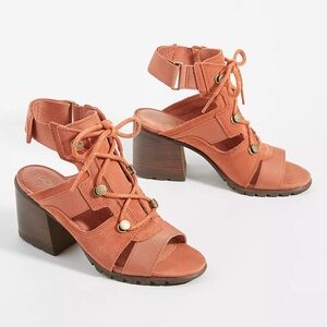 Anthropologie Sorel Nadia Lace-Up Heels